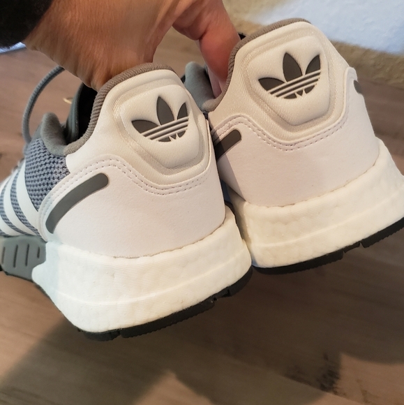 Adidas Originals ZX 1K Boost Sneakers Gray NEW - Picture 5 of 8